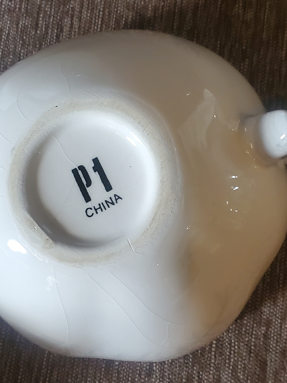 Pier 1 White and Black Cat Pattern Ceramic Bowls with Handles - Picture 7 of 8